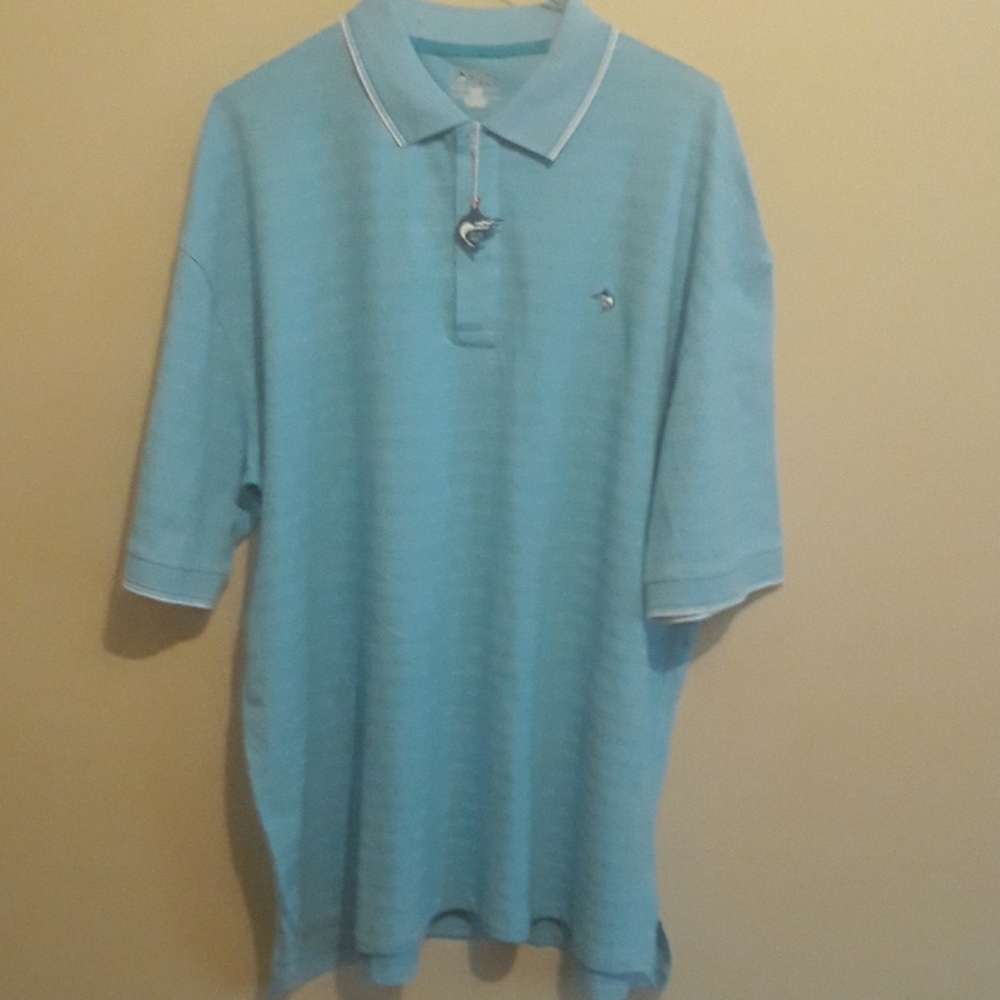 BISCAYNE  BAY Mens Short Sleeve Polo Style shirt